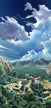 从诺托斯连峰上看到的乌尔特村